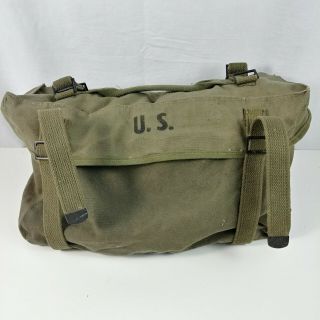 Wwii M - 1945 Cargo Field Pack Lower Military Green Olive Drab Bag U.  S.