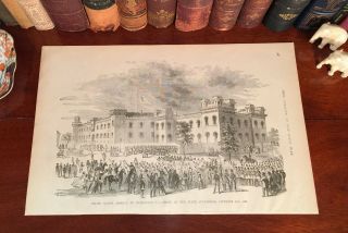 Antique Civil War Charleston South Carolina Sc Wood Engraved Print