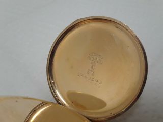 old pocket watch E.  Howard 17 J temperature 3 positions 3