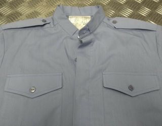 British Royal Air Force RAF Short Sleeve Blue Uniform Shirt - 3