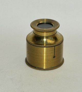Hand Held Live Box For Brass Microscope.