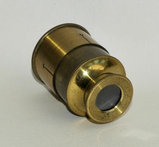 Hand held live box for brass microscope. 6