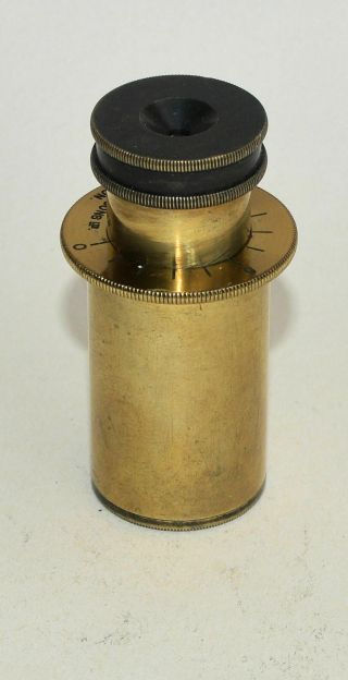 Fine Focus Eyepiece For Early Brass Microscope? - W.  Watson & Sons Ltd.