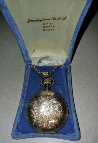 Seth Thomas 6 - Size Grade 122 Model 14 Pocket Watch Solid 14k Gold Double Hunter