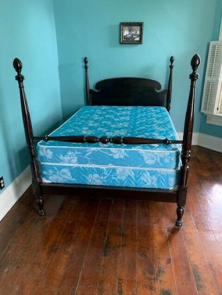 4 - poster bed,  antique in. 2