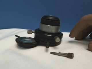 Microscope [ Vickers ] Substage Condenser [ Swing out Secondary Condenser ] 39mm 3