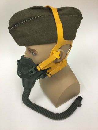 Usaf Scott Mbu - 5/p Oxygen Mask With Quick Harness - Pilot Us Air Force Flight