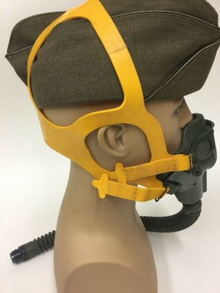 USAF SCOTT MBU - 5/P OXYGEN MASK With quick harness - pilot US Air Force flight 2