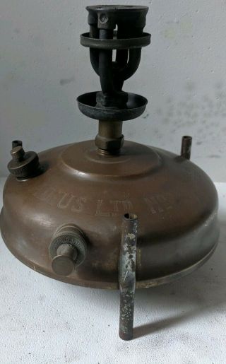 Old Rare Vintage Radius No 17 Paraffin Lantern Table Lamp Heater Copper Brass