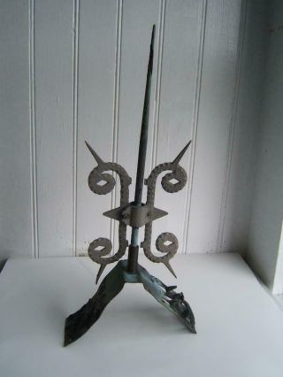 Antique Lightening Rod W/ Fancy Decoration