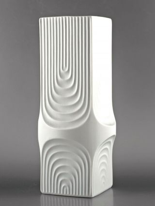 German Op Pop Art 15 - Kaiser Retro 60s 70s Psychedelic Vasarely Porcelain Vase