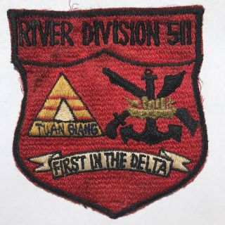 Vietnam War Japanese Theatre Made River Division 511 Patch