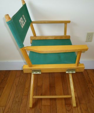 Telescope Folding Directors Chair,  Canvas Seat and Back,  Porch,  Patio,  Vintage 2