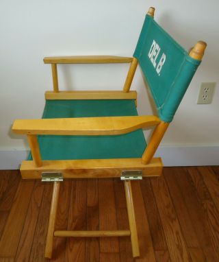 Telescope Folding Directors Chair,  Canvas Seat and Back,  Porch,  Patio,  Vintage 4