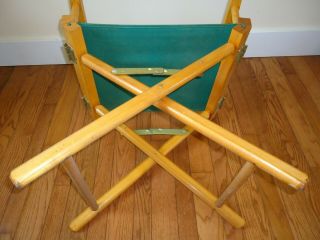 Telescope Folding Directors Chair,  Canvas Seat and Back,  Porch,  Patio,  Vintage 5