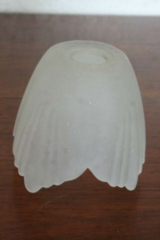Art Deco Frosted Glass Table Lamp Shade