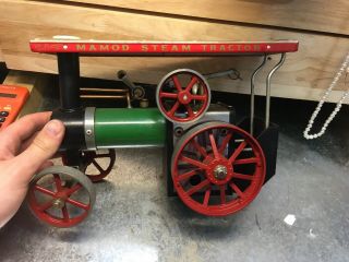Vintage Mamod Steam Tractor Steam Engine Te1a Green Red
