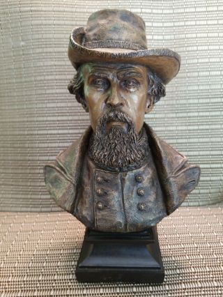 Ron Tunison " The Men They Followed " General Nathan B Forrest Cold Cast Bust