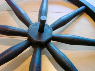 Set of 4: Antique Tea Cart Wheels 2 Spoked 14 