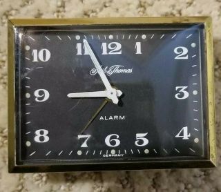 Seth Thomas  Small Clock With Alarm,  Made In Germany.