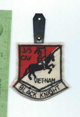 Us Army 3/5 3rd Squadron 5th Cavalry Regiment Patch In Plastic Hanger Vietnam