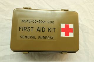 Us Military General Purpose First Aid Kit Nsn 6545 - 00 - 922 - 1200 - Fresh Dated