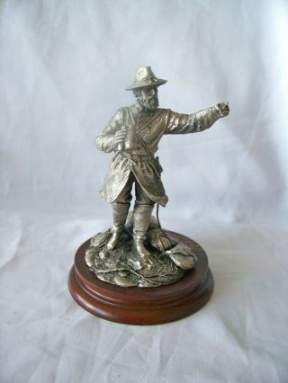 Vintage Chilmark F J Barnum " James Longstreet " Pewter Civil War Figurine 90