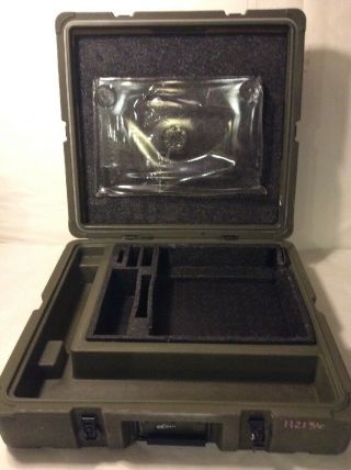 Pelican Hardigg 6x22x24 Green Military Storage Gun Laptop Case Foam