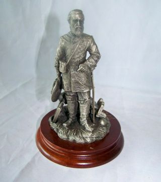 Vintage Chilmark F J Barnum " John Bell Hood " Pewter Civil War Figurine 90