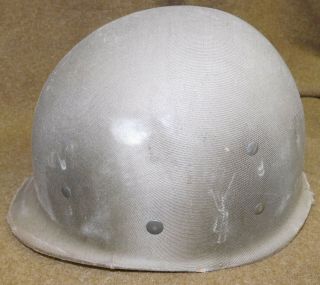 WWII U.  S.  M1 Fixed Bale Helmet w/ Hawley Liner 10