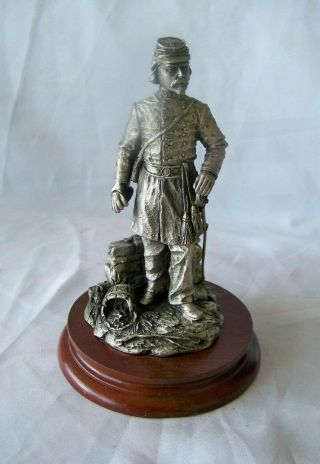 Vintage Chilmark F J Barnum " George E.  Pickett " Pewter Civil War Figurine 90