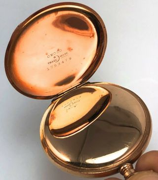 Elgin Antique Pocket Watch - Gr 188 Mo 2 12s 17j c 1898 - Crescent 25 Years Case 8