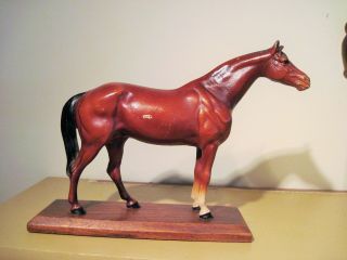 Antique Vintage Hubley Cast Iron Horse Desk Ornament