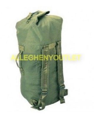 Us Military Grade 2 Od Duffle Bag Nylon Sea Bag Duffel 8465 - 01 - 117 - 8699 Vgc