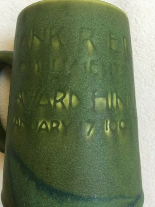 Arts & Crafts Matte Green 1904 Rookwood Commemorative Mug - 5