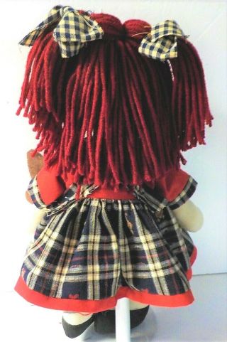 Primitive Handmade Raggedy Ann Doll 