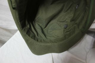 US Military Issue VIETNAM Era Dated 1968 JUNGLE BOONIE HAT SIZE 7 OD Green 8