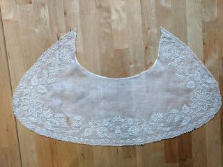 Antique Whitework Embroidered Collar