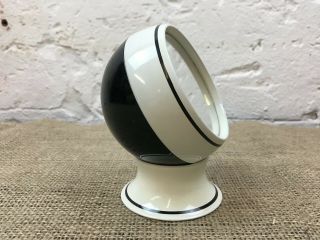Vintage Mid Century 1950/60s Black & White Globe Ball Mirror