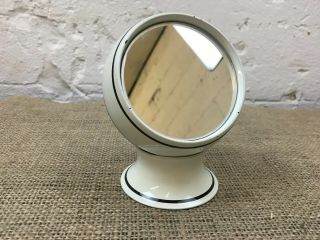 VINTAGE MID CENTURY 1950/60s BLACK & WHITE GLOBE BALL MIRROR 2