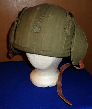 Rare Ww2 M4a2 Anti Flak Helmet Minty Cond Flight Helmet