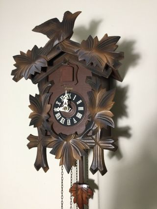 Vintage Cuckoo Clock 1989 Last Few Made In West Germany,  Completely Overhauled