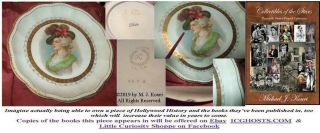Mary Pickford & Lucille Ball ' s Antique Bone China Plate Desilu Studios Prop 2