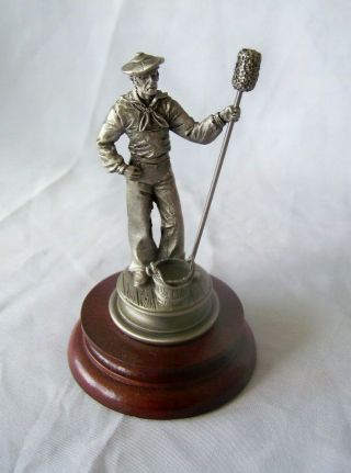 Vintage Chilmark F J Barnum " Seaman,  Css Alabama " Pewter Civil War Figurine 529