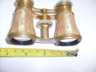 Vintage Lemaire of Paris Opera Glasses mother of pearl - binoculars 6