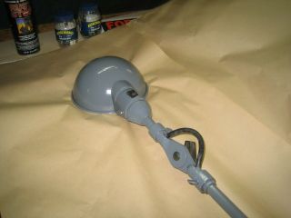 VINTAGE FOSTORIA INDUSTRIES ADJUSTABLE ARTICULATING WORK BENCH LIGHT 8