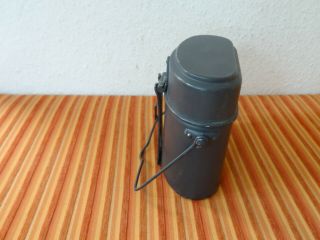 Vintage 1941/1940 MB41 BT T,  Swiss Army Military grey bottle aluminum canteen 3