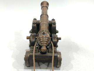 Civil War Black Powder Signal Cannon Model Trench Art Navy Revolutionary Brass 10