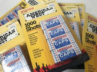 American West Tootsietoy Caps 9 Packages / 36 Boxes