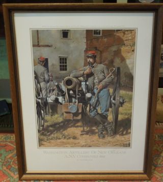 Troiani Civil War Regimental Print: Washington Artillery Of Orleans 1862